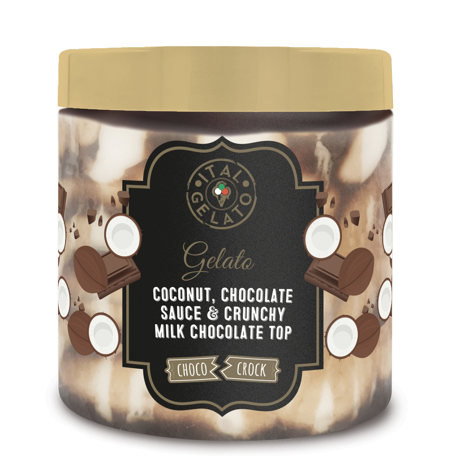 Choco Crock con Coconut chocolate
